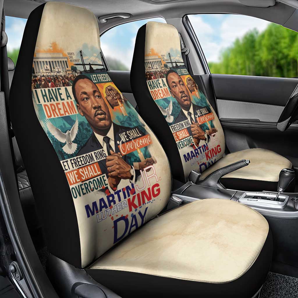 Martin Luther King MLK Car Seat Cover I Have a Dream Vintage Art - African Pride