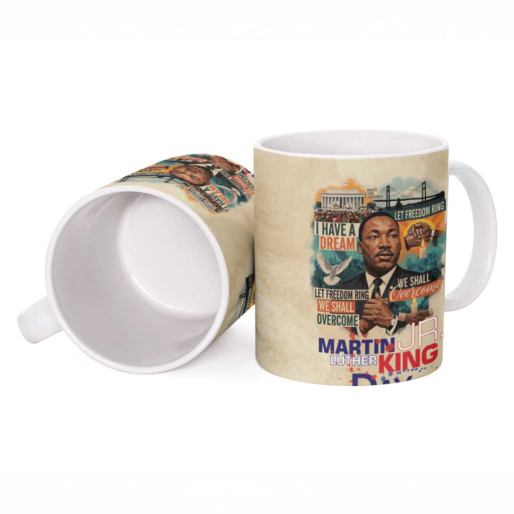 Martin Luther King MLK Ceramic Mug I Have a Dream Vintage Art - African Pride