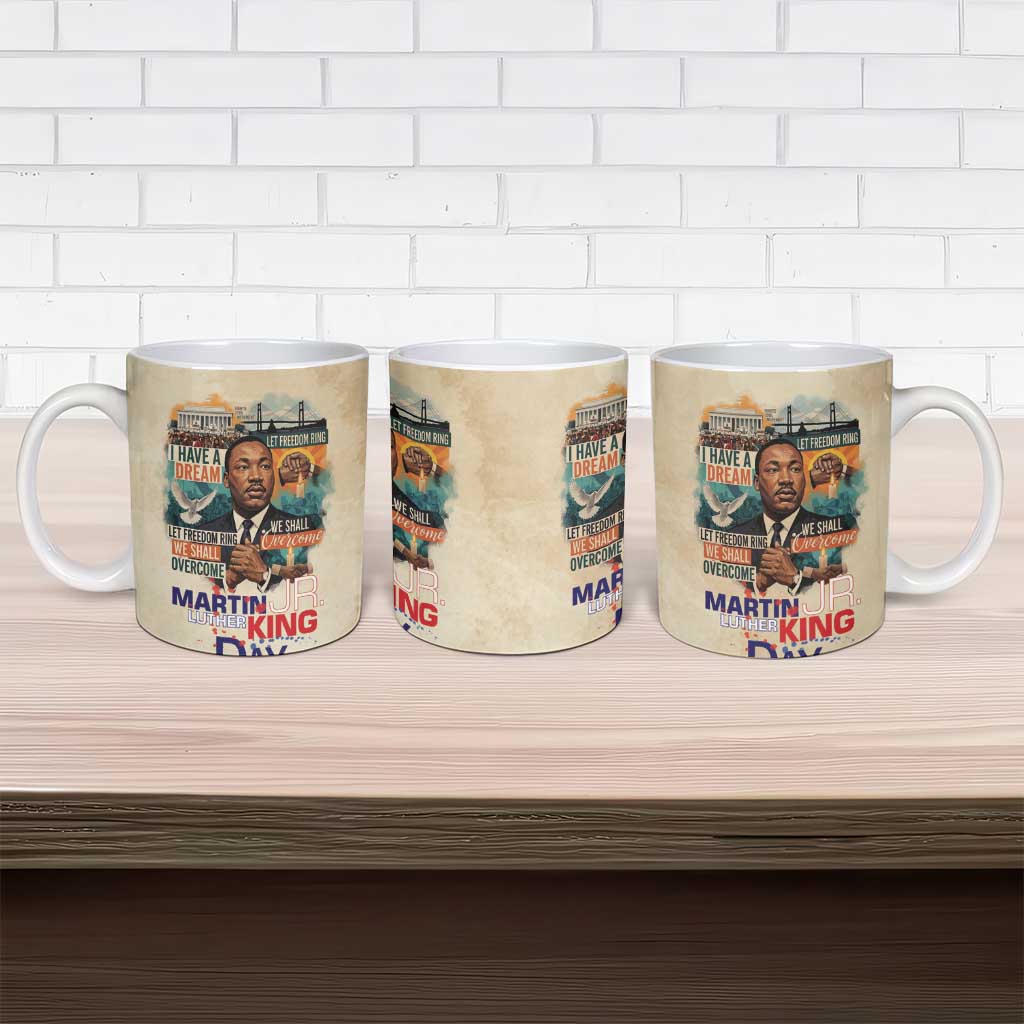 Martin Luther King MLK Ceramic Mug I Have a Dream Vintage Art - African Pride