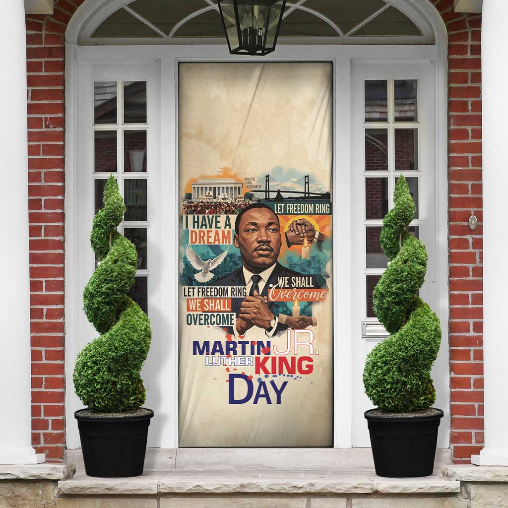 Martin Luther King MLK Door Cover I Have a Dream Vintage Art - African Pride