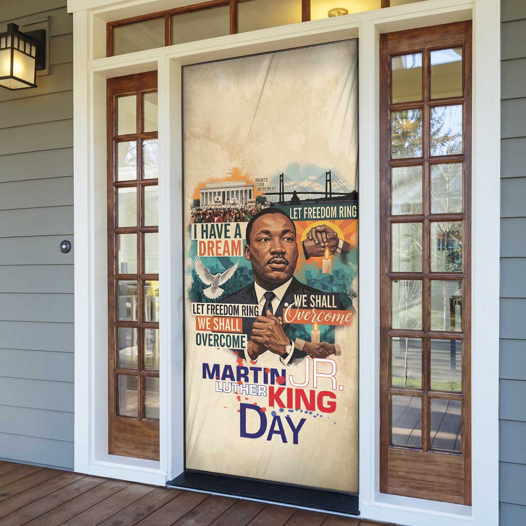 Martin Luther King MLK Door Cover I Have a Dream Vintage Art - African Pride