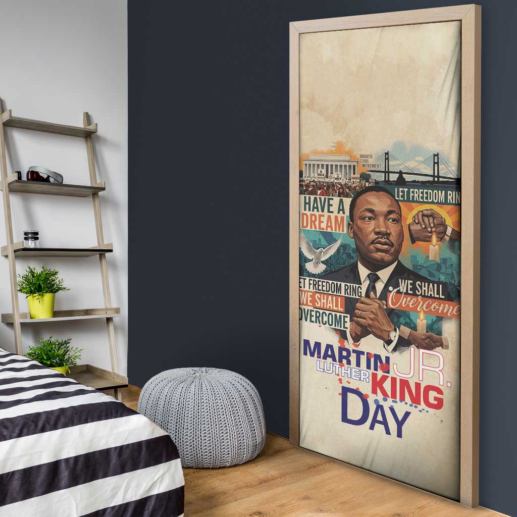 Martin Luther King MLK Door Cover I Have a Dream Vintage Art - African Pride