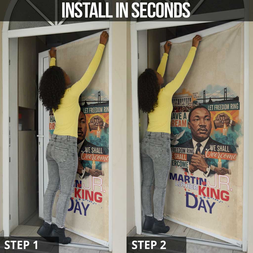 Martin Luther King MLK Door Cover I Have a Dream Vintage Art - African Pride