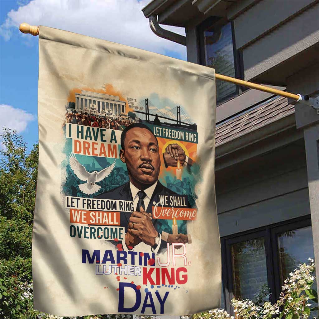 Martin Luther King MLK Garden Flag I Have a Dream Vintage Art - African Pride