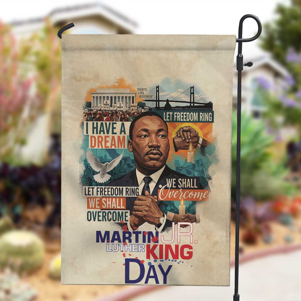 Martin Luther King MLK Garden Flag I Have a Dream Vintage Art - African Pride