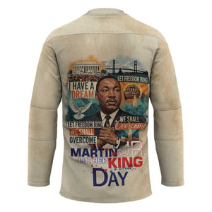 Martin Luther King MLK Hockey Jersey I Have a Dream Vintage Art - African Pride