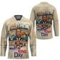 Martin Luther King MLK Hockey Jersey I Have a Dream Vintage Art - African Pride