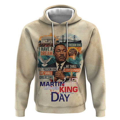 Martin Luther King MLK Hoodie I Have a Dream Vintage Art - African Pride