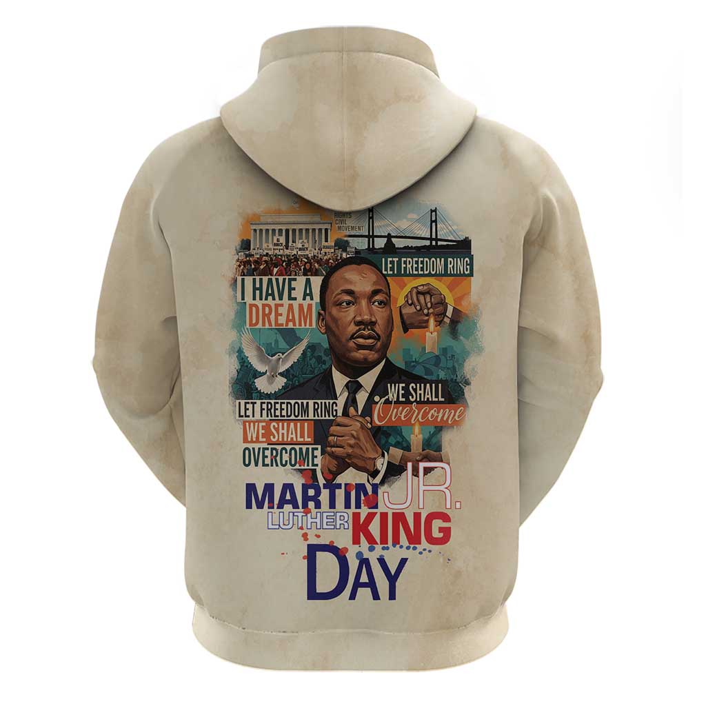 Martin Luther King MLK Hoodie I Have a Dream Vintage Art - African Pride