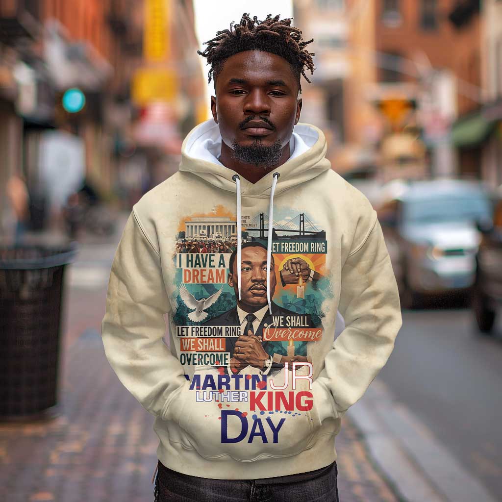 Martin Luther King MLK Hoodie I Have a Dream Vintage Art - African Pride