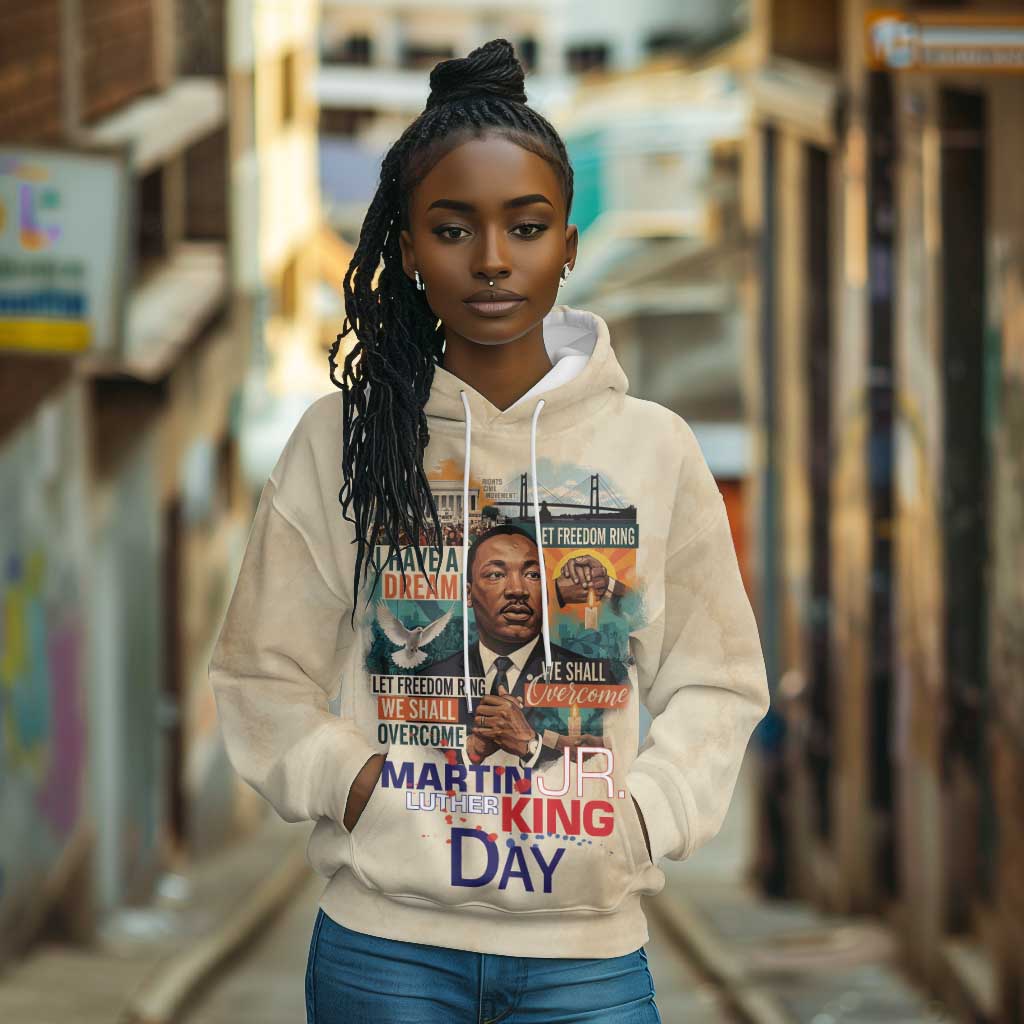Martin Luther King MLK Hoodie I Have a Dream Vintage Art - African Pride