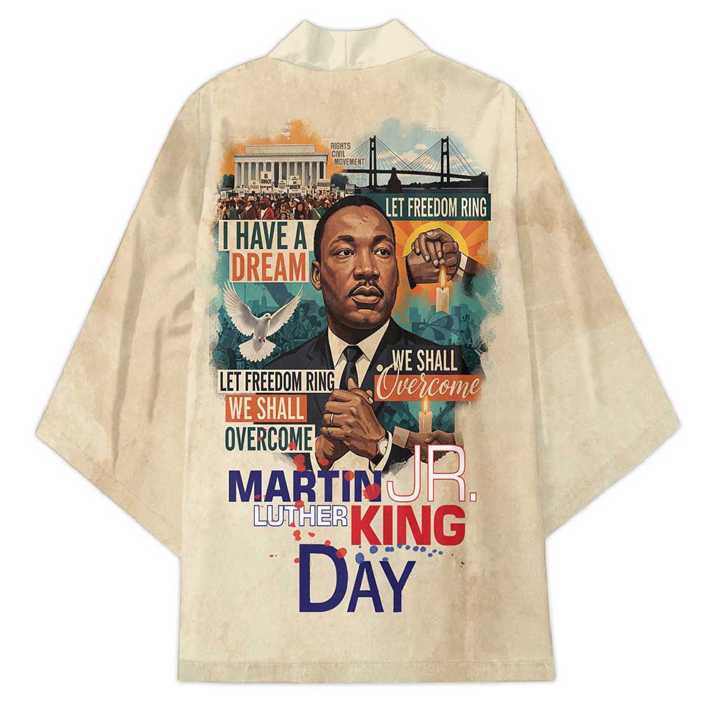 Martin Luther King MLK Kimono I Have a Dream Vintage Art - African Pride
