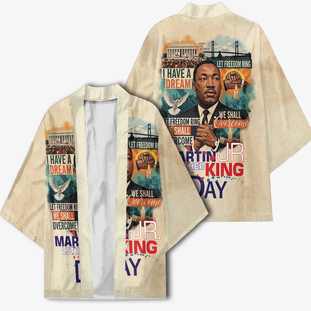 Martin Luther King MLK Kimono I Have a Dream Vintage Art - African Pride