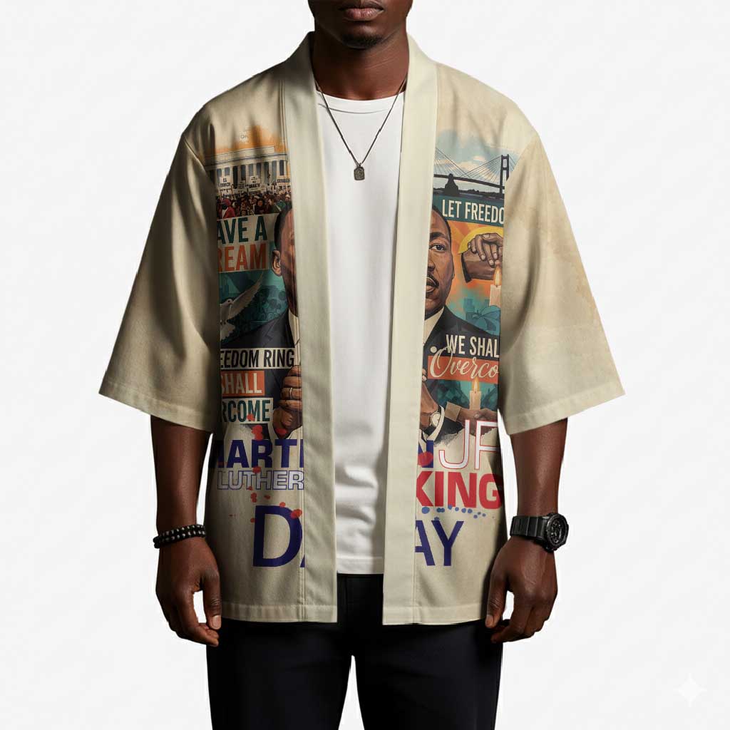 Martin Luther King MLK Kimono I Have a Dream Vintage Art - African Pride