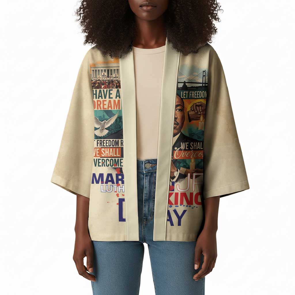 Martin Luther King MLK Kimono I Have a Dream Vintage Art - African Pride