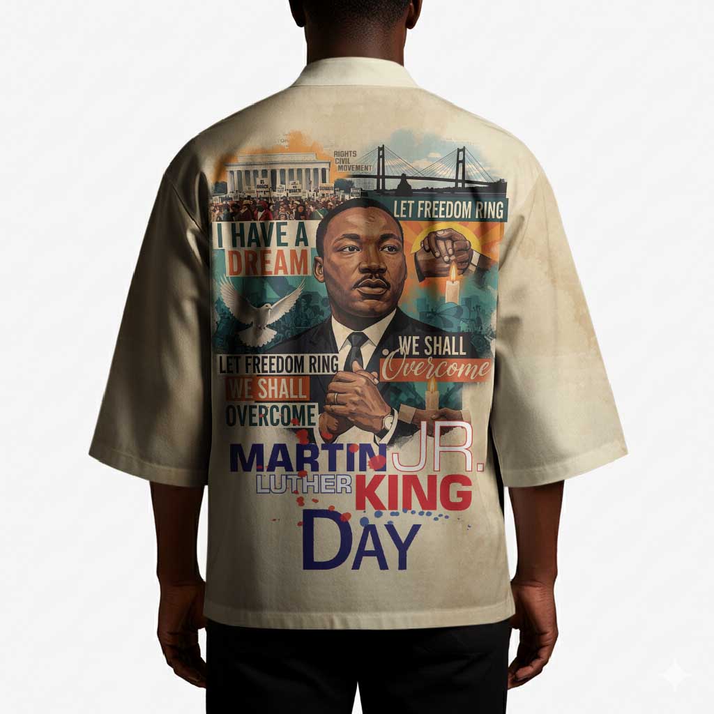 Martin Luther King MLK Kimono I Have a Dream Vintage Art - African Pride