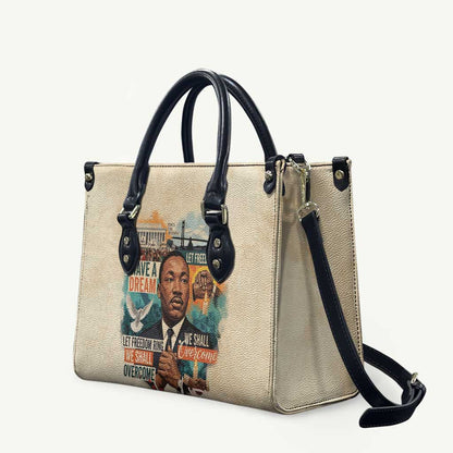Martin Luther King MLK Leather Bag I Have a Dream Vintage Art - African Pride