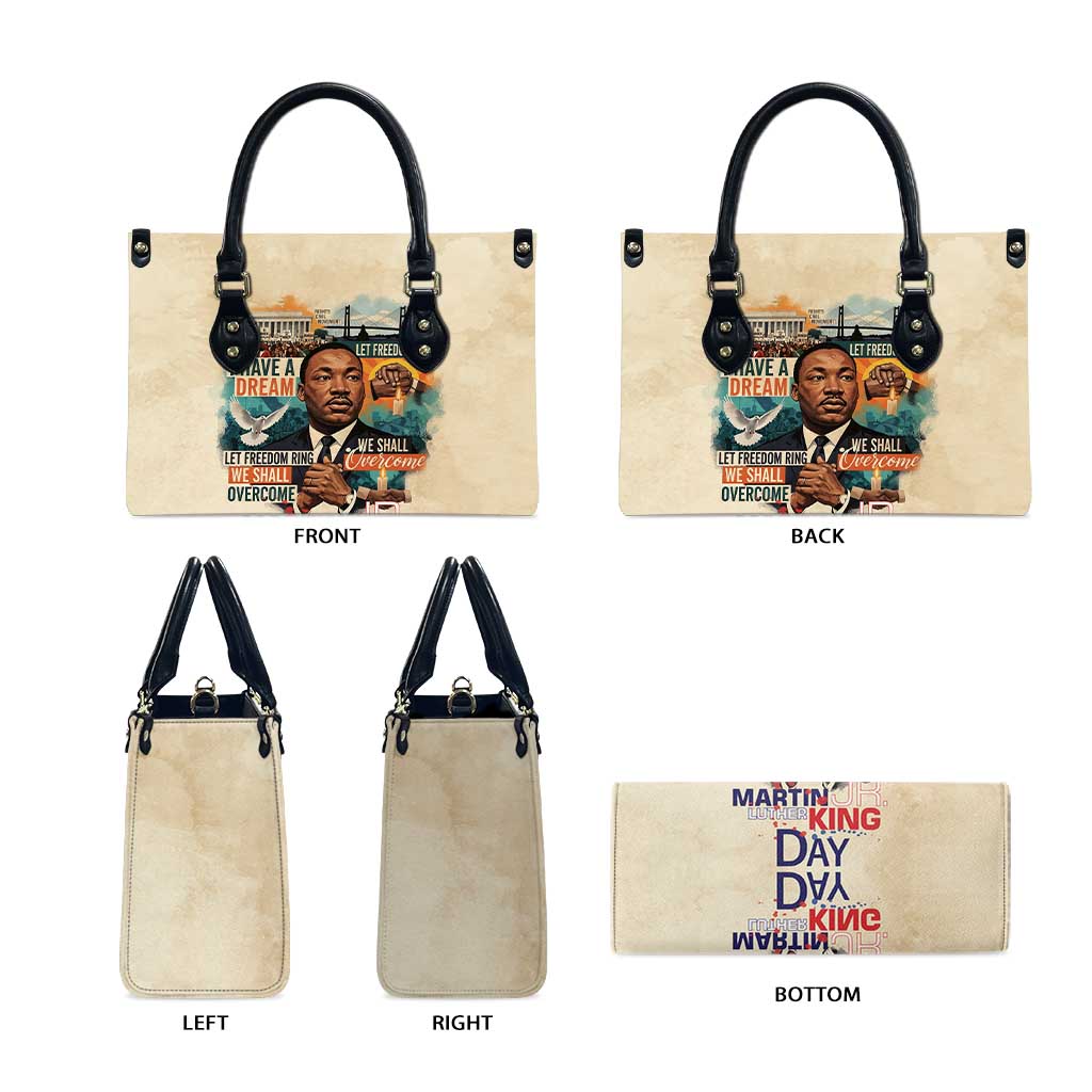 Martin Luther King MLK Leather Bag I Have a Dream Vintage Art - African Pride