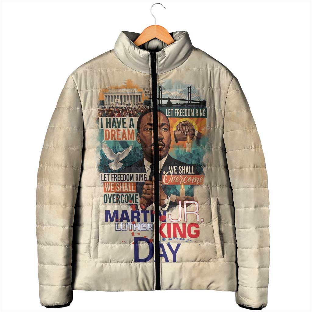 Martin Luther King MLK Padded Jacket I Have a Dream Vintage Art - African Pride
