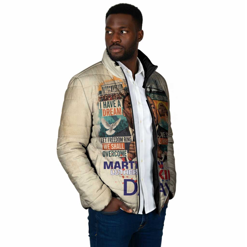 Martin Luther King MLK Padded Jacket I Have a Dream Vintage Art - African Pride