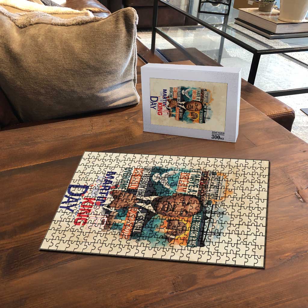 Martin Luther King MLK Puzzle I Have a Dream Vintage Art - African Pride