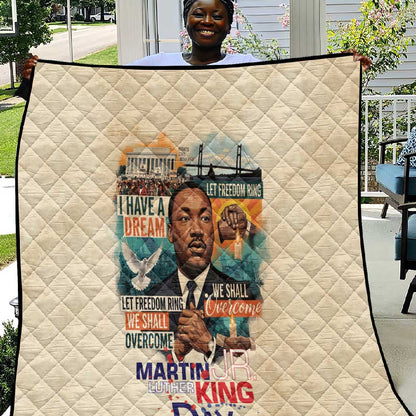 Martin Luther King MLK Quilt I Have a Dream Vintage Art - African Pride