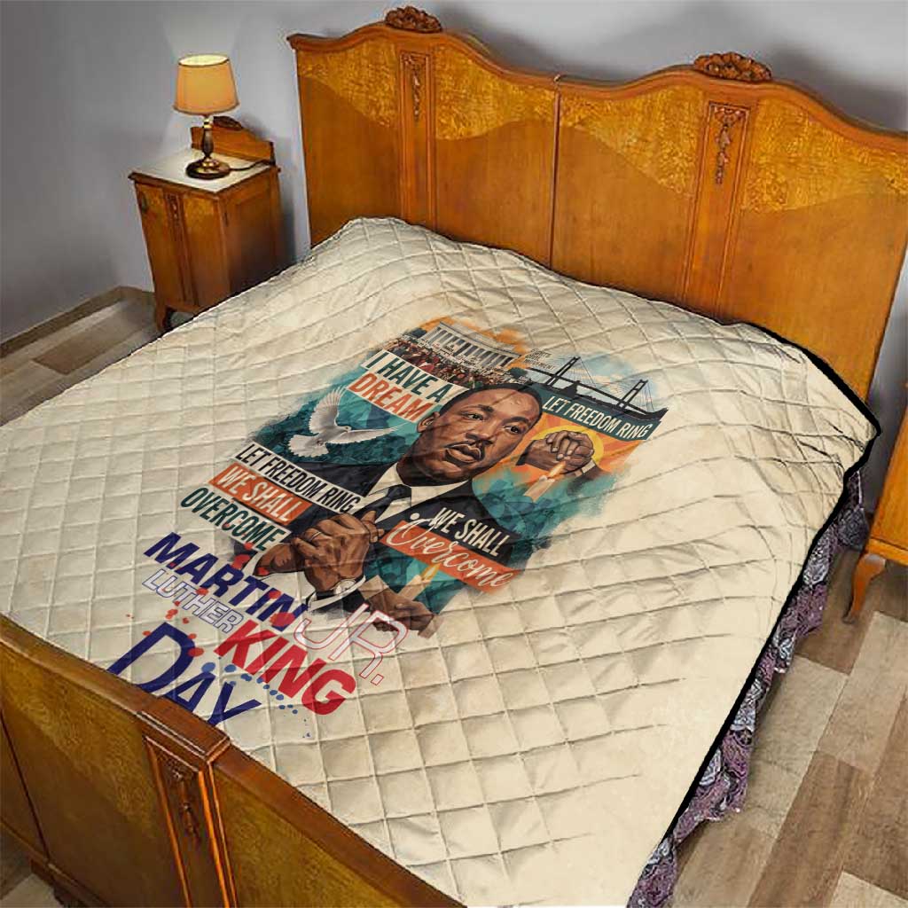 Martin Luther King MLK Quilt I Have a Dream Vintage Art - African Pride