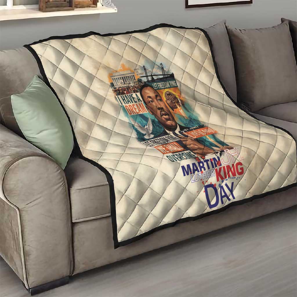 Martin Luther King MLK Quilt I Have a Dream Vintage Art - African Pride