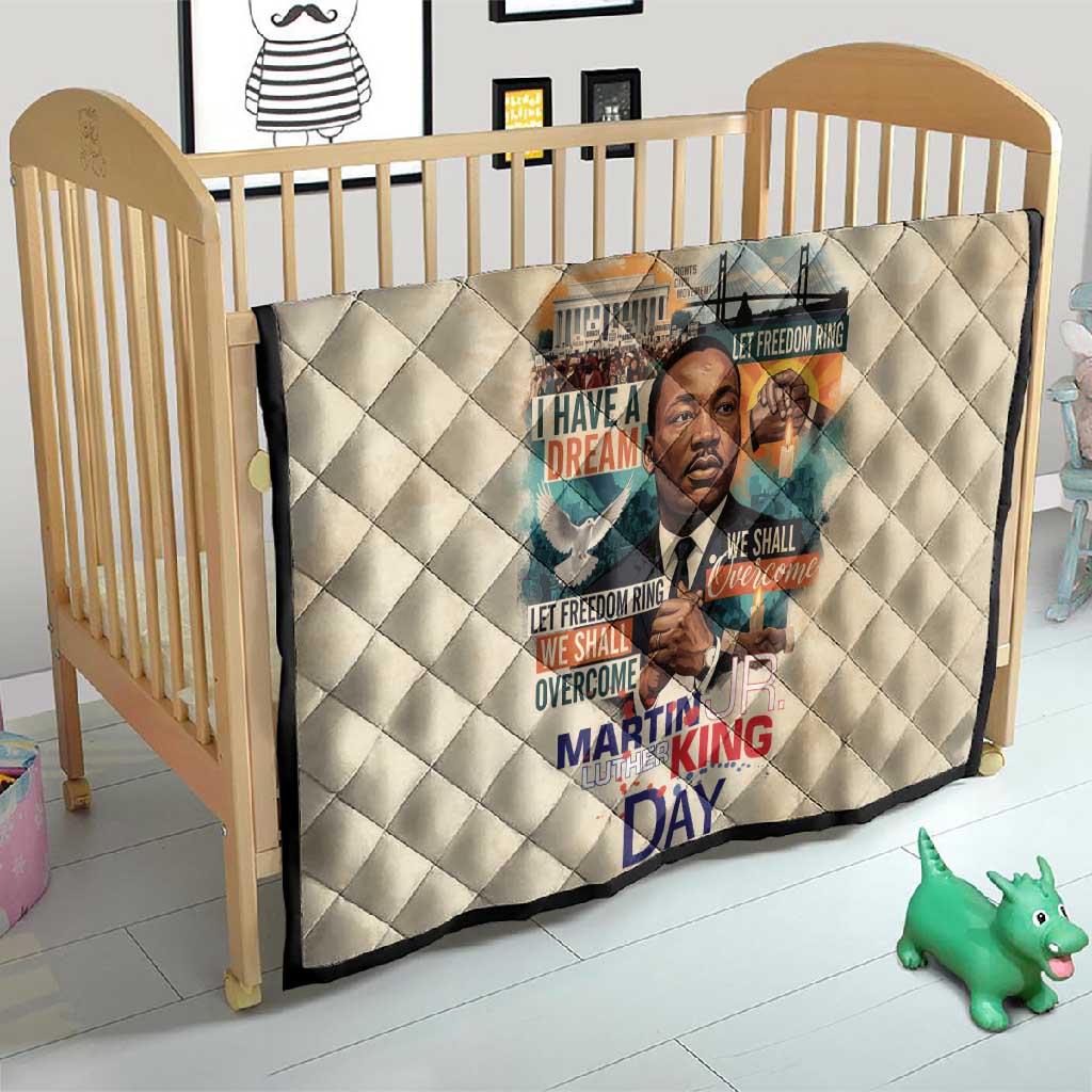 Martin Luther King MLK Quilt I Have a Dream Vintage Art - African Pride