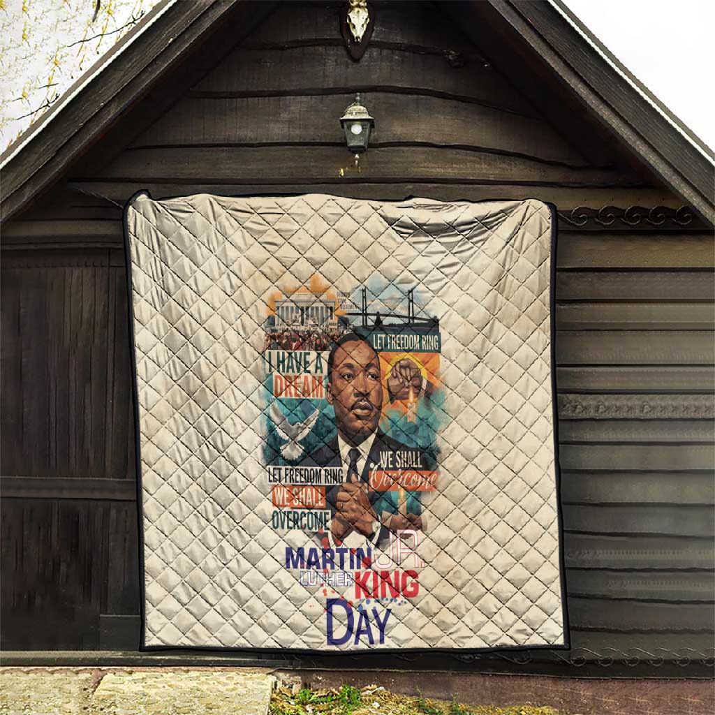 Martin Luther King MLK Quilt I Have a Dream Vintage Art - African Pride