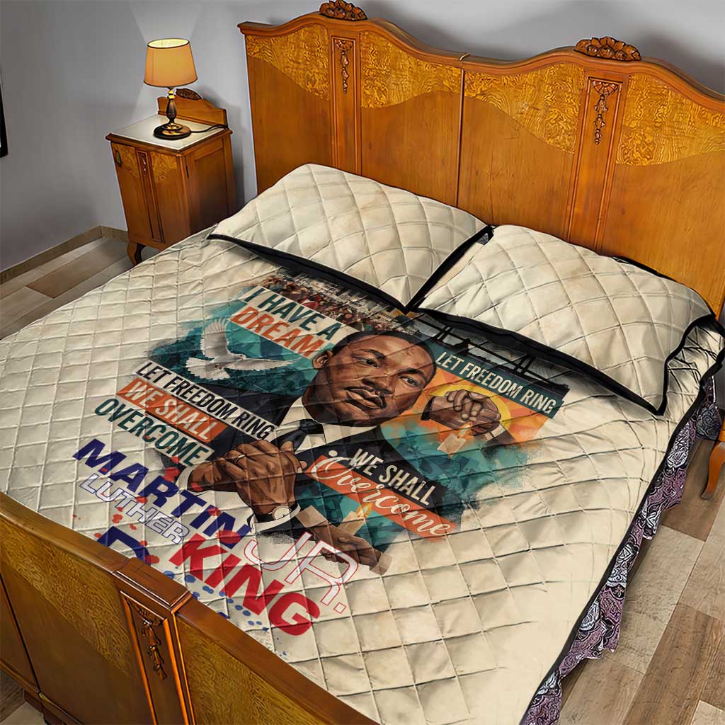 Martin Luther King MLK Quilt Bed Set I Have a Dream Vintage Art - African Pride