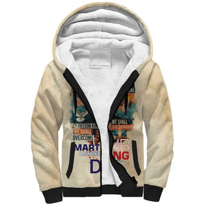 Martin Luther King MLK Sherpa Hoodie I Have a Dream Vintage Art - African Pride