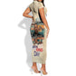 Martin Luther King MLK Short Sleeve Bodycon Dress I Have a Dream Vintage Art - African Pride