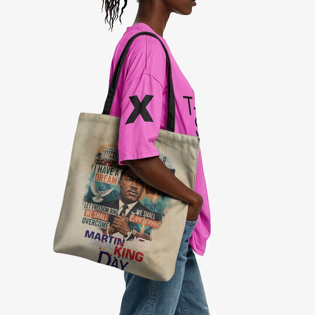 Martin Luther King MLK Tote Bag I Have a Dream Vintage Art - African Pride