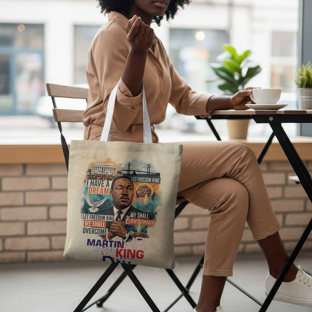 Martin Luther King MLK Tote Bag I Have a Dream Vintage Art - African Pride