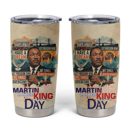 Martin Luther King MLK Tumbler Cup I Have a Dream Vintage Art - African Pride