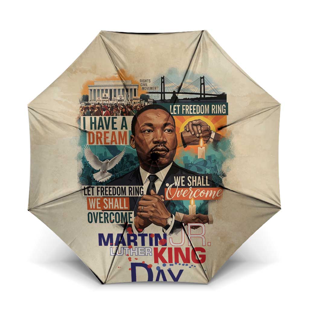 Martin Luther King MLK Umbrella I Have a Dream Vintage Art - African Pride