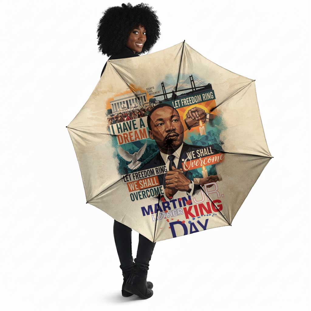 Martin Luther King MLK Umbrella I Have a Dream Vintage Art - African Pride