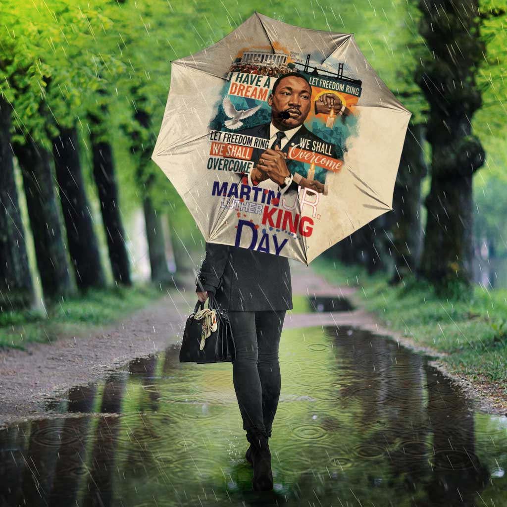 Martin Luther King MLK Umbrella I Have a Dream Vintage Art - African Pride