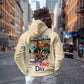 Martin Luther King MLK Zip Hoodie I Have a Dream Vintage Art - African Pride