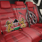 Personalized Afro Kenya Coat Of Arms Back Car Seat Cover Ethnic Seamless Pattern