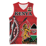 Personalized Afro Kenya Coat Of Arms Basketball Jersey Ethnic Seamless Pattern LT18