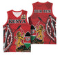 Personalized Afro Kenya Coat Of Arms Basketball Jersey Ethnic Seamless Pattern LT18