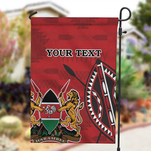 Personalized Afro Kenya Coat Of Arms Garden Flag Ethnic Seamless Pattern