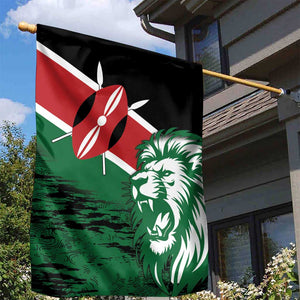 Afro Kenya Lion Head Garden Flag Flag Style