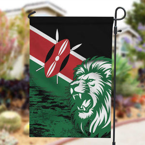 Afro Kenya Lion Head Garden Flag Flag Style