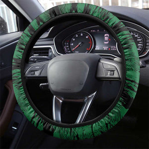 Afro Kenya Lion Head Steering Wheel Cover Flag Style