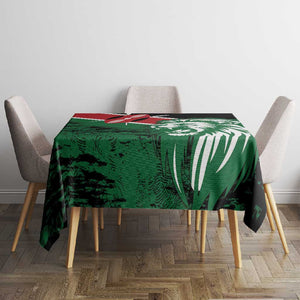 Afro Kenya Lion Head Tablecloth Flag Style