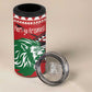 Afro Kenya Christmas 4 in 1 Can Cooler Tumbler Head Lion - Heri ya Krismasi