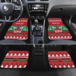 Afro Kenya Christmas Car Mats Head Lion - Heri ya Krismasi